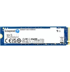 Disque Dur interne SSD Kingston NV3 M.2 2280 PCIe 4.0 x4 NVMe 1 To (SNV3S/1000G)