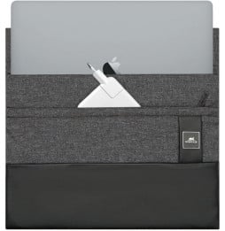 Housse Rivacase Lantau 8805 noir chiné pour MacBook Pro 16 et Ultrabook 15,6 pouces