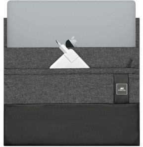 Housse Rivacase Lantau 8805 noir chiné pour MacBook Pro 16 et Ultrabook 15,6 pouces — image 7