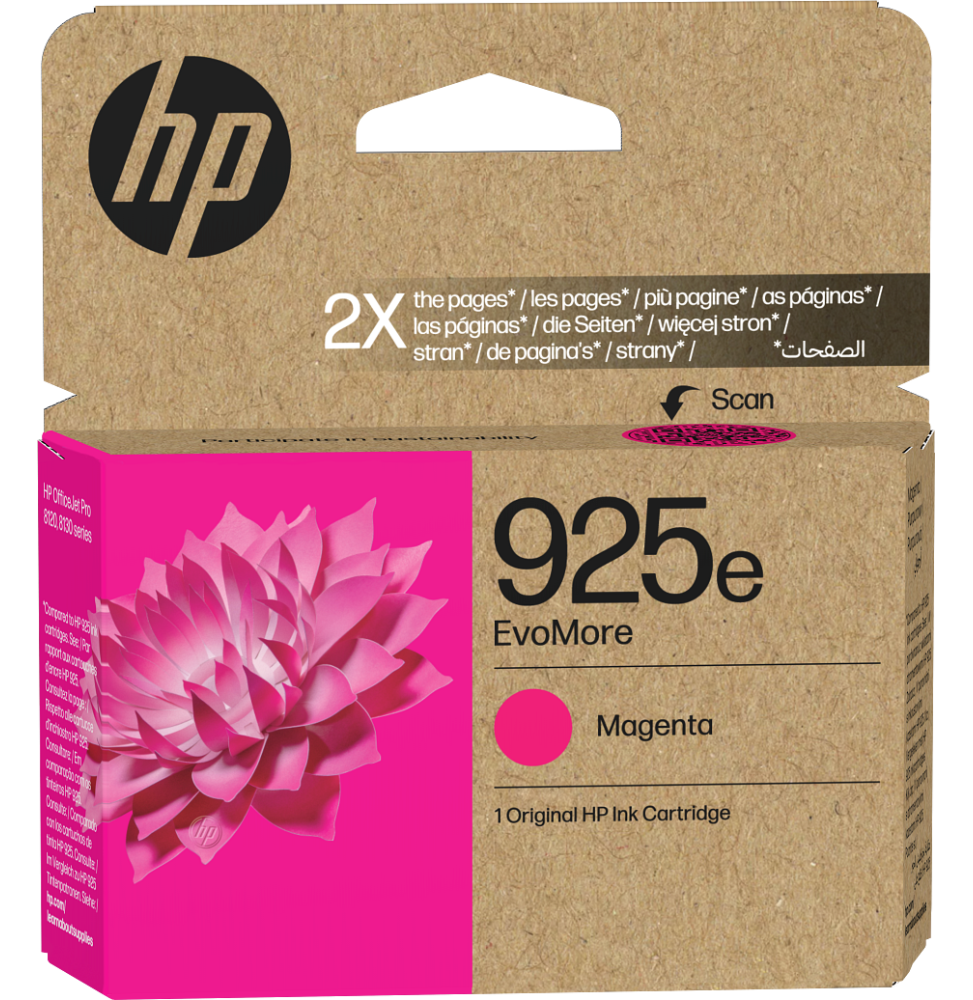 HP 925e EvoMore Magenta - Original HP Ink Cartridge (4K0W1PE) — image 1