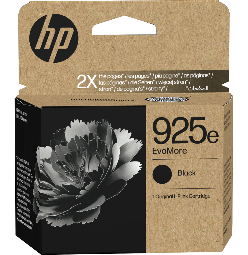 HP 925e EvoMore Black - Original HP Ink Cartridge (4K0W3PE) — image 1