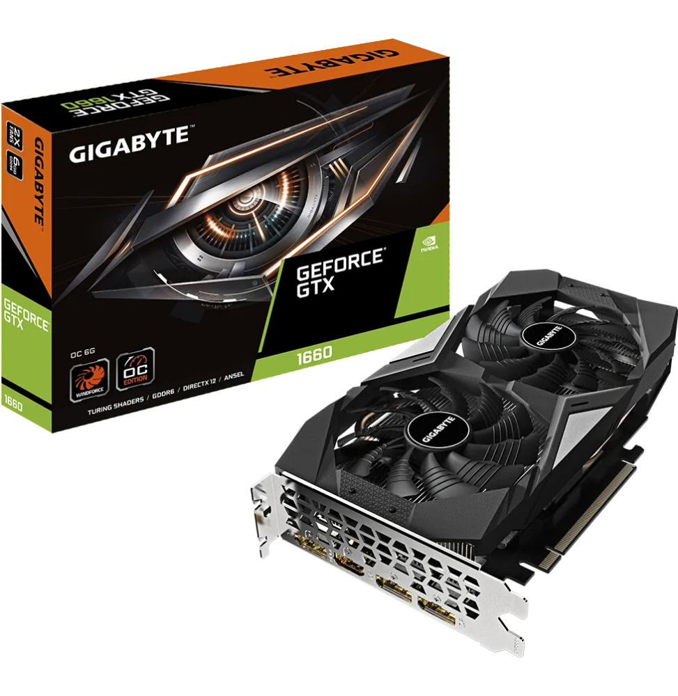 Carte graphique Gigabyte GeForce GTX 1660 OC 6G