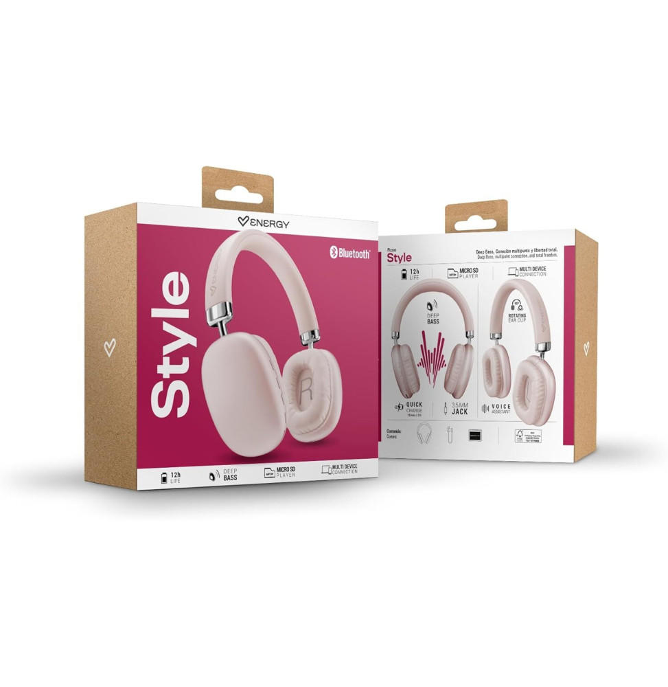 Casque Bluetooth Energy Sistem Style Rose — image 6