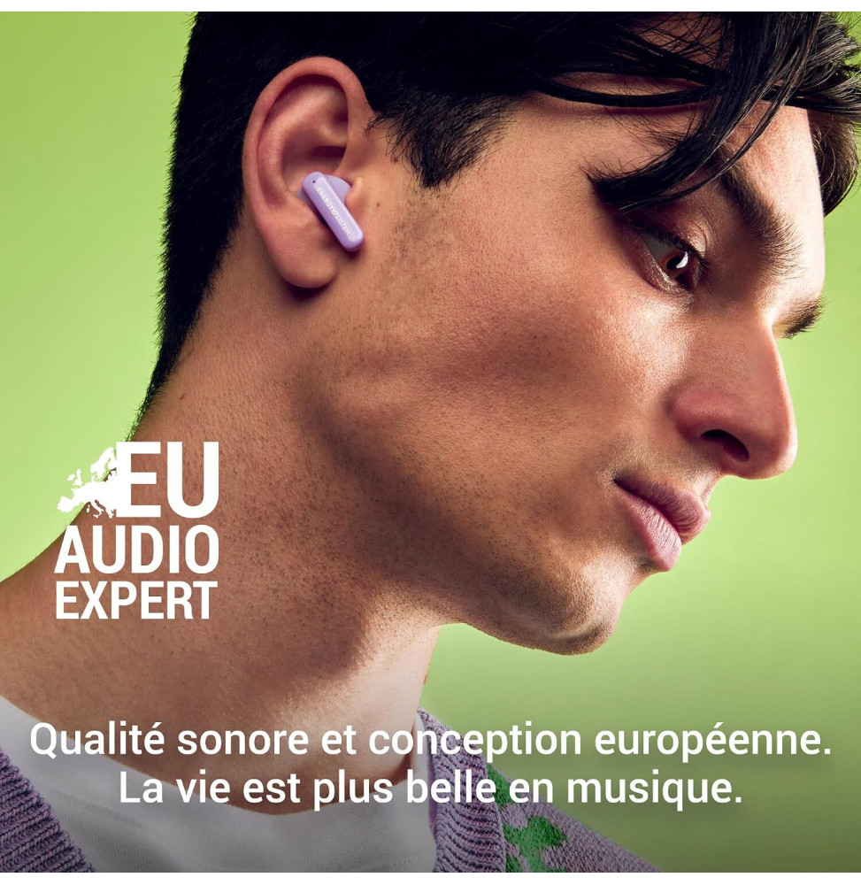 Écouteurs Bluetooth Energy Sistem TWS Serenity ANC Lavender — image 6