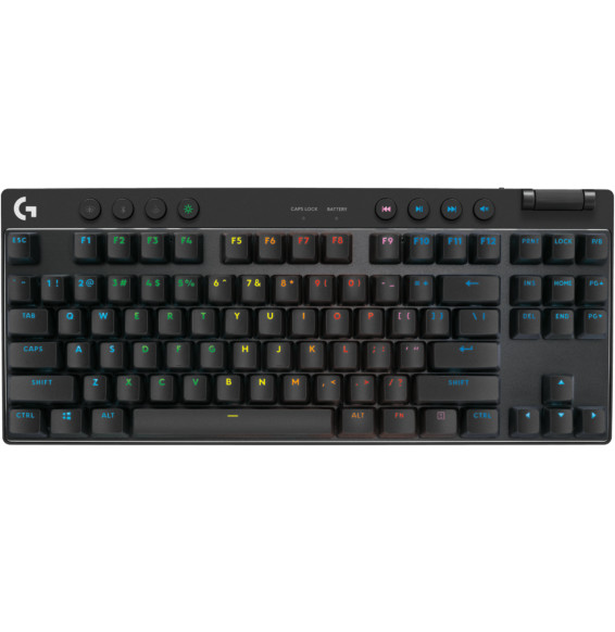 Clavier Gaming Sans Fil Logitech G Pro X TKL LIGHTSPEED - QWERTY Noir