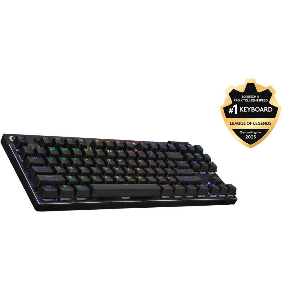Clavier Gaming Sans Fil Logitech G Pro X TKL LIGHTSPEED - QWERTY Noir — image 2