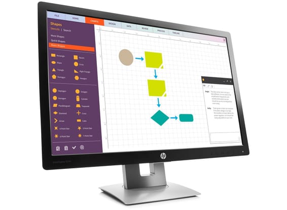 Moniteur HP EliteDisplay E242 60,9 cm (24 pouces) (M1P02AA)
