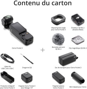 Caméra de poche DJI Osmo Pocket 3 Creator Combo (6941565969903) — image 5
