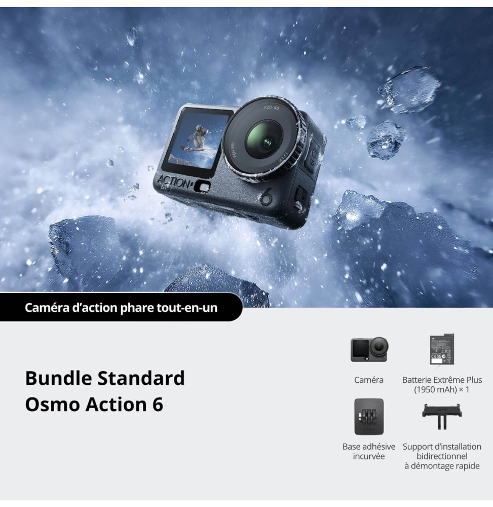 Caméra d'action DJI Osmo Action 6 Standard Combo (6937224126060) — image 3