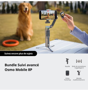 Stabilisateur pour téléphone DJI Osmo Mobile 8P AdvancedTracking Combo (6937224141759) — image 3