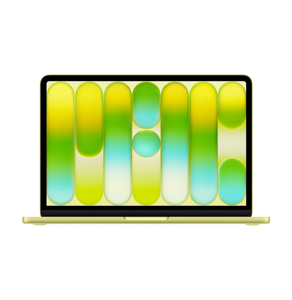 Pack MacBook Neo Citron : MacBook Neo 13″ A18 Pro 512 Go + souris Logitech Pebble 2 M350s Blanc