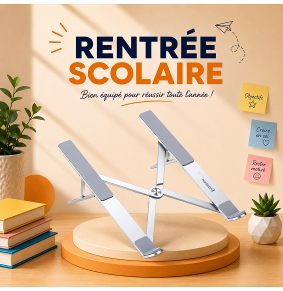Support Ordinateur Portable Ugreen Aluminium Ventilé 8 à 17,3 Pouces (40289)