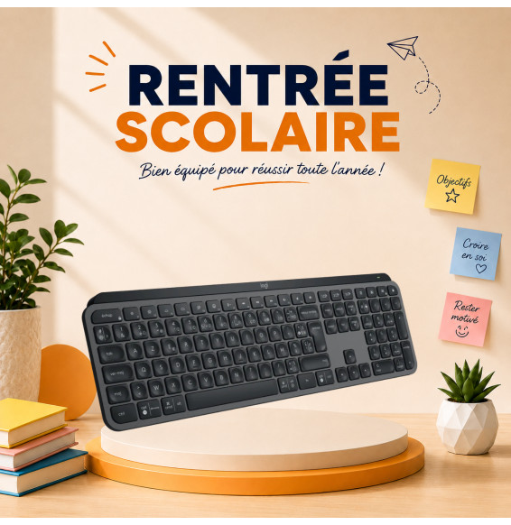 Clavier sans fil Logitech MX Keys S - Français (AZERTY) (920-011568)