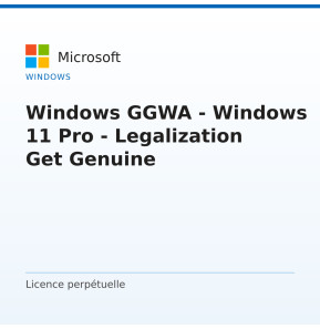 Windows GGWA - Windows 11 Pro - Legalization Get Genuine