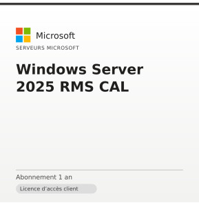 Windows Server 2025 RMS CAL