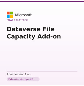 Dataverse File Capacity Add-on