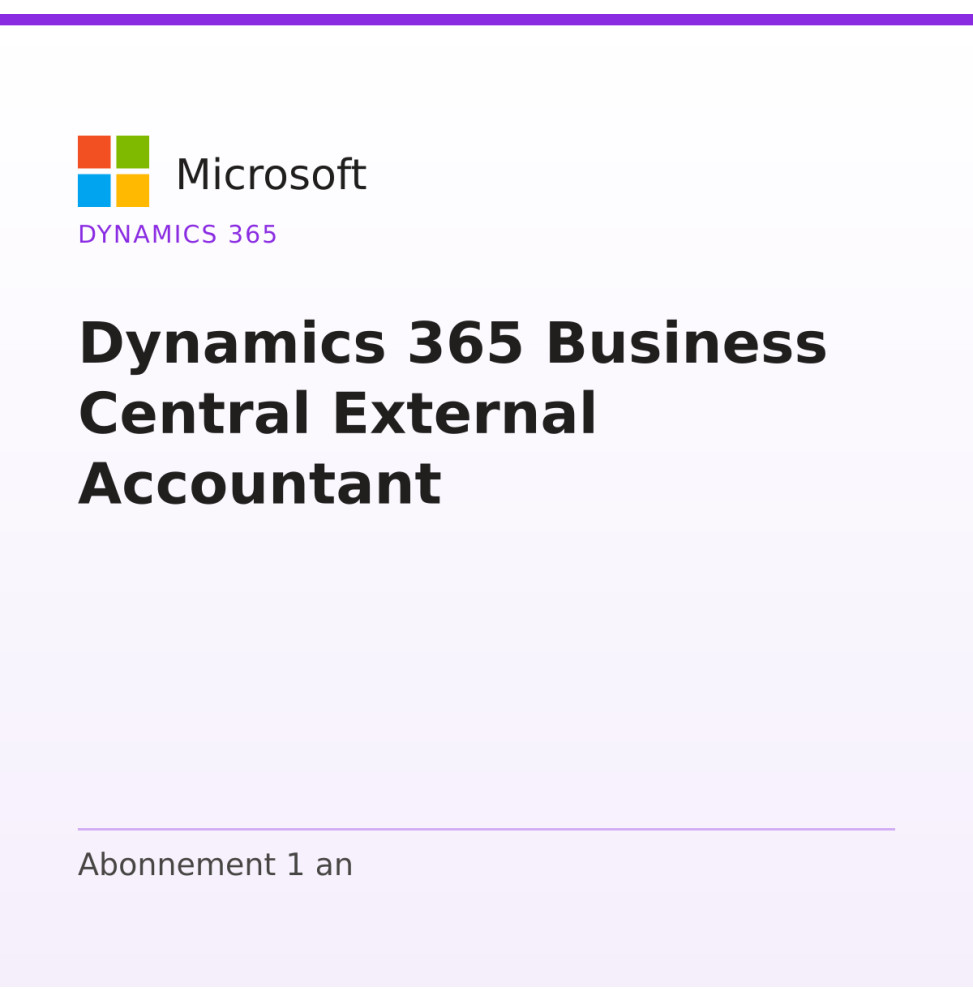 Dynamics 365 Business Central External Accountant — image 1