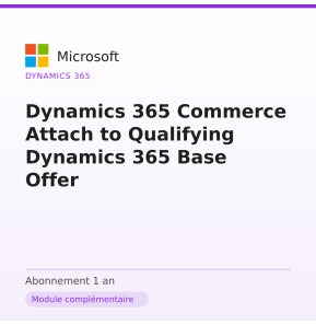 Dynamics 365 Commerce Attach to Qualifying Dynamics 365 Base Offer