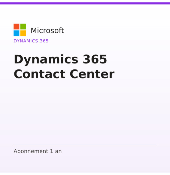 Dynamics 365 Contact Center