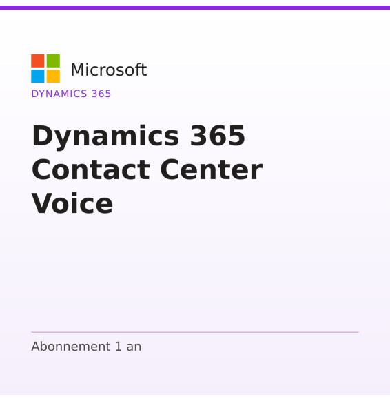 Dynamics 365 Contact Center Voice