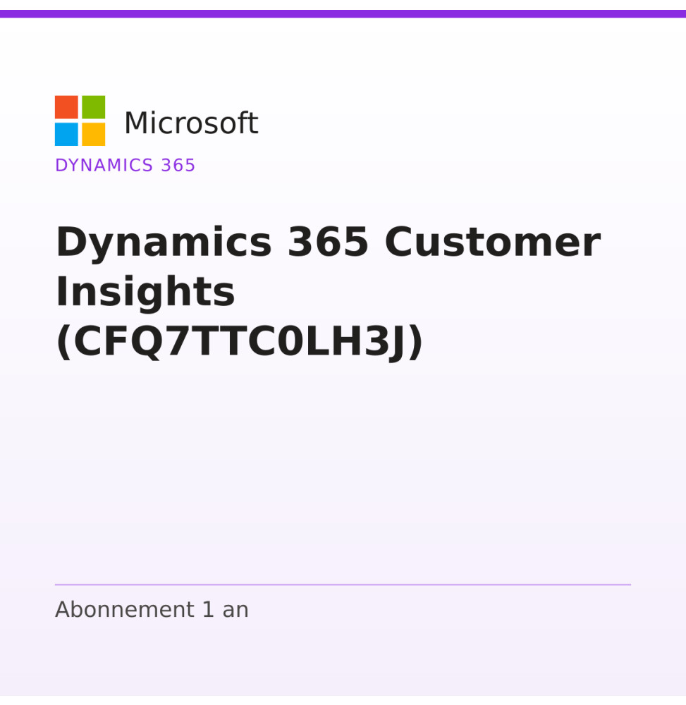 Dynamics 365 Customer Insights (CFQ7TTC0LH3J) — image 1