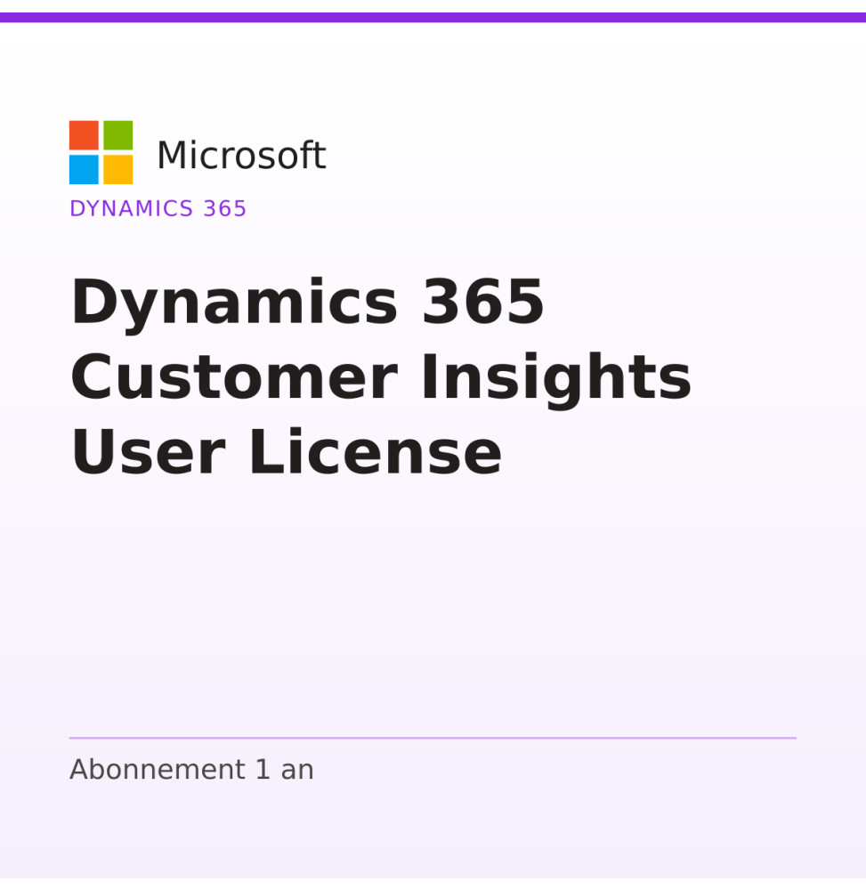 Dynamics 365 Customer Insights User License — image 1