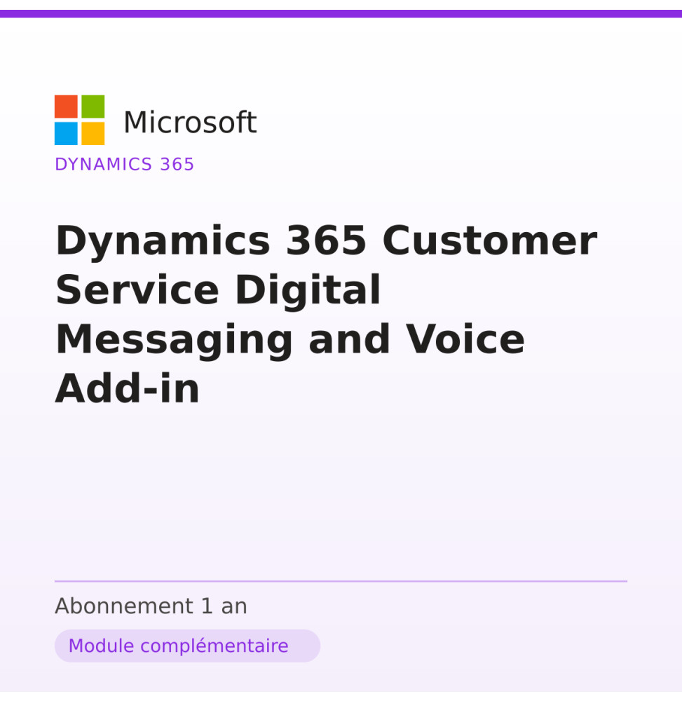 Dynamics 365 Customer Service Digital Messaging and Voice Add-in — image 1