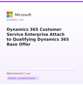 Dynamics 365 Customer Service Enterprise Attach to Qualifying Dynamics 365 Base Offer
