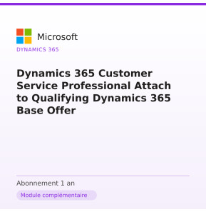 Dynamics 365 Customer Service Professional Attach to Qualifying Dynamics 365 Base Offer