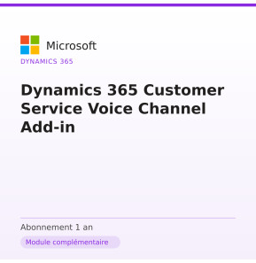 Dynamics 365 Customer Service Voice Channel Add-in