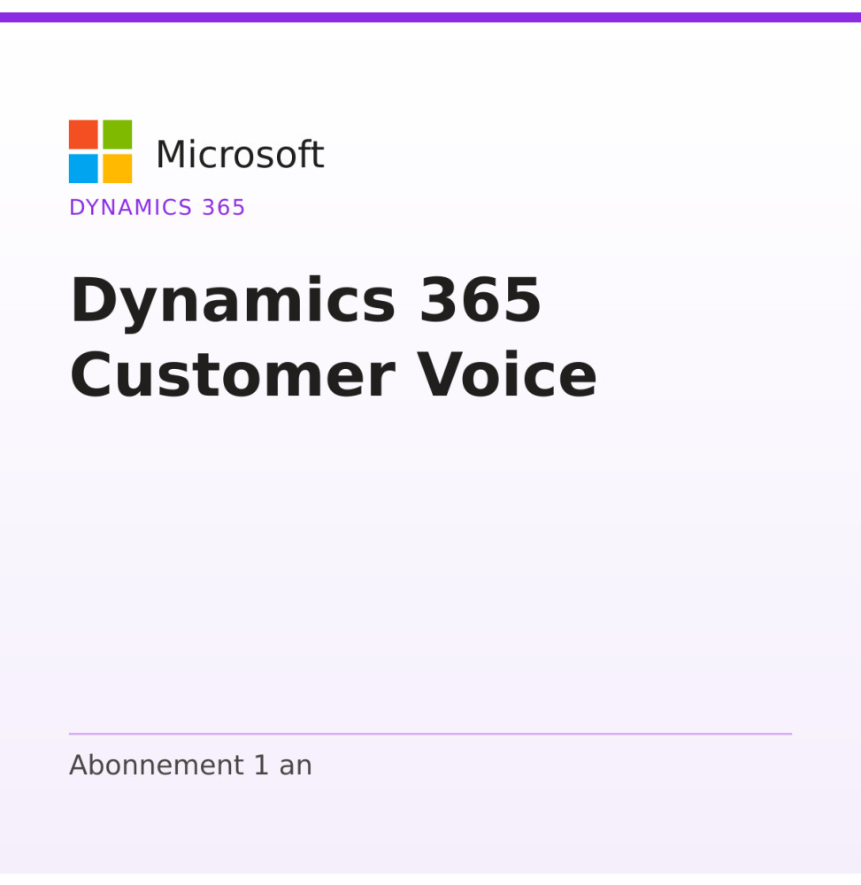 Dynamics 365 Customer Voice — image 1