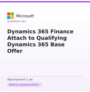 Dynamics 365 Finance Attach to Qualifying Dynamics 365 Base Offer