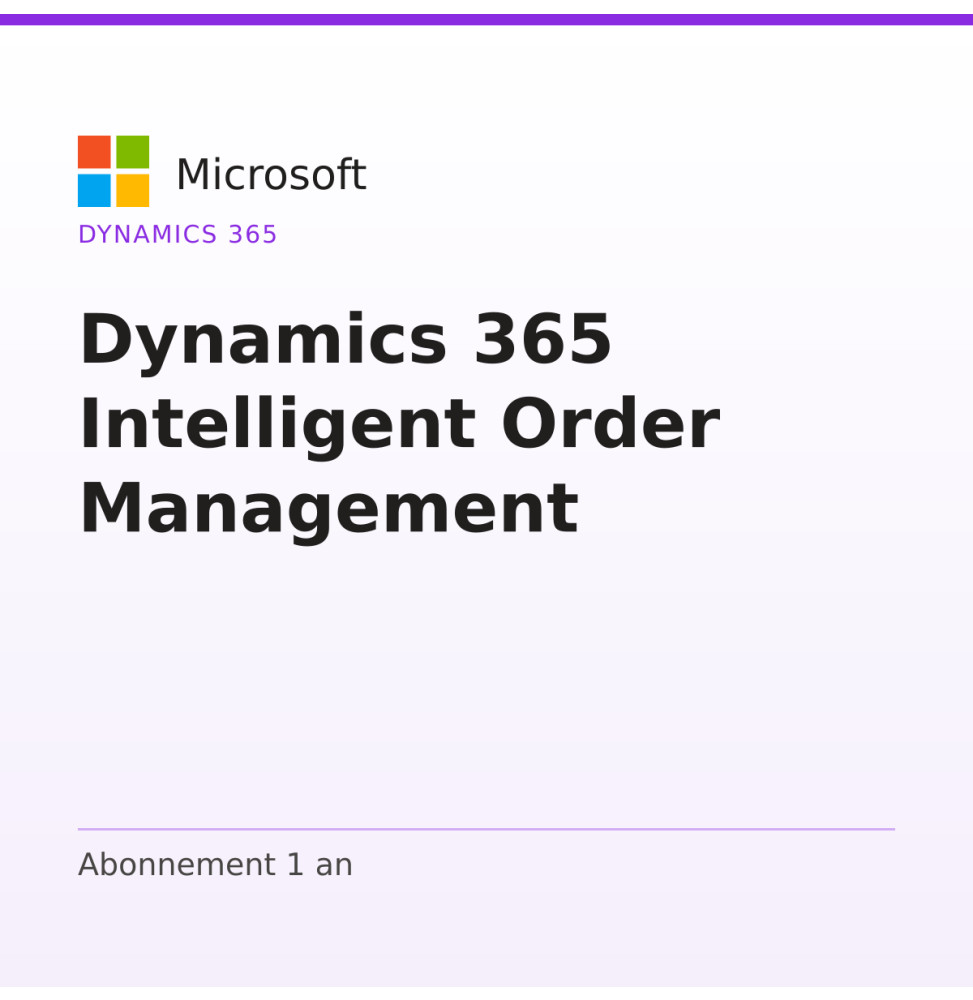 Dynamics 365 Intelligent Order Management — image 1