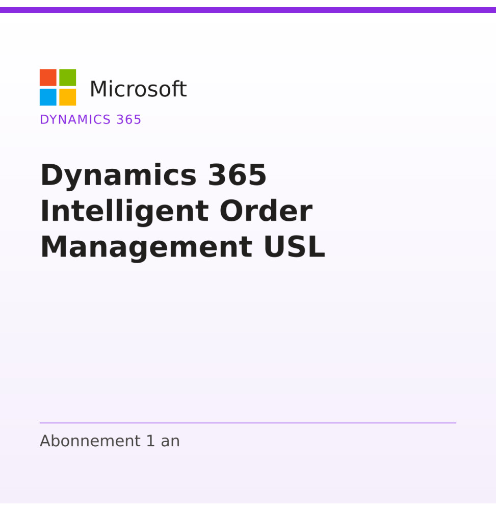 Dynamics 365 Intelligent Order Management USL — image 1