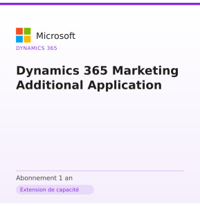 Dynamics 365 Marketing Additional Application
