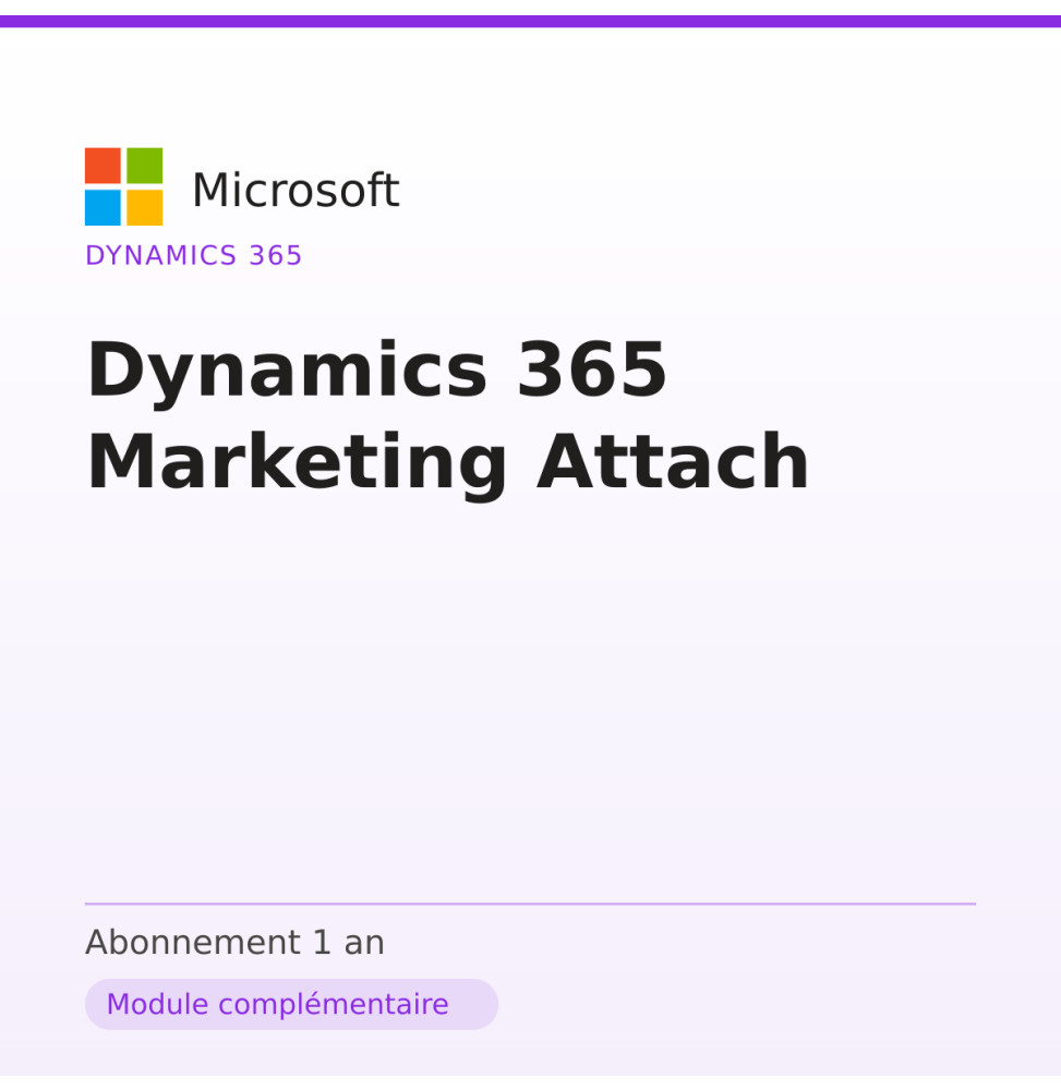 Dynamics 365 Marketing Attach — image 1