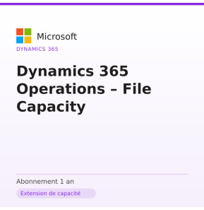 Dynamics 365 Operations – File Capacity