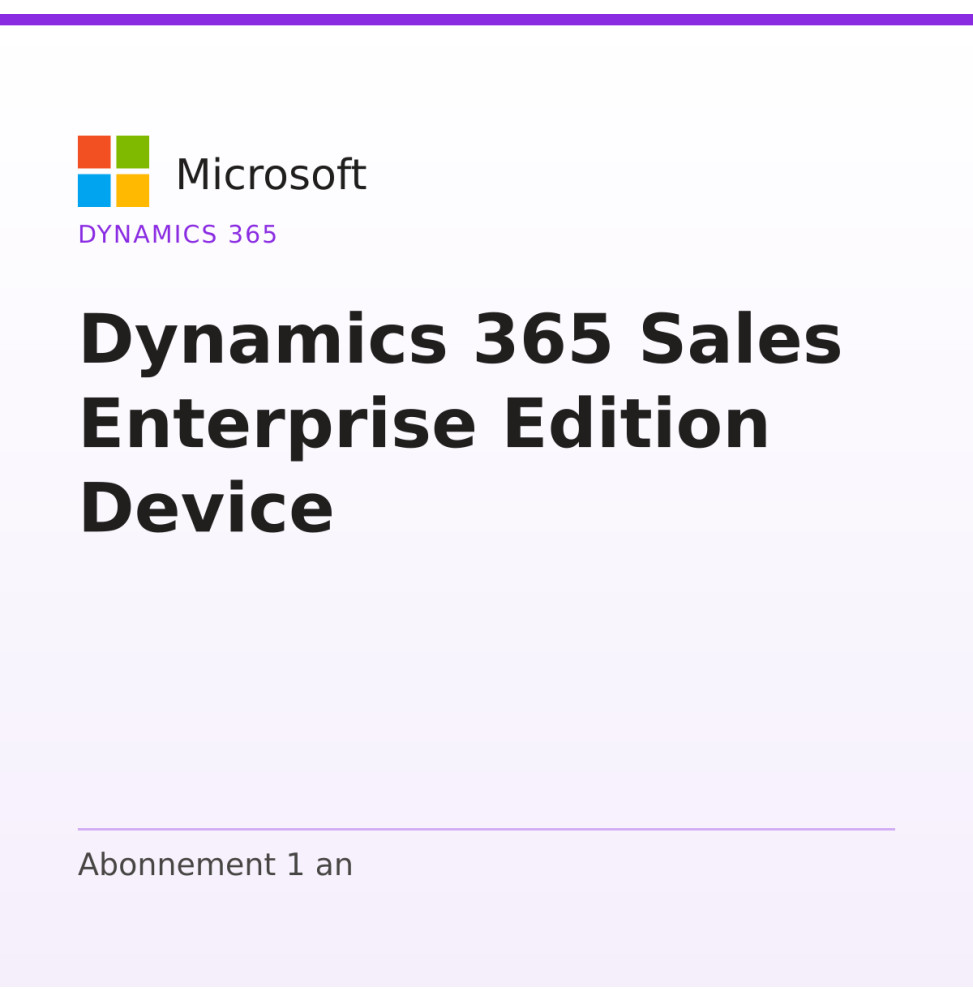 Dynamics 365 Sales Enterprise Edition Device — image 1