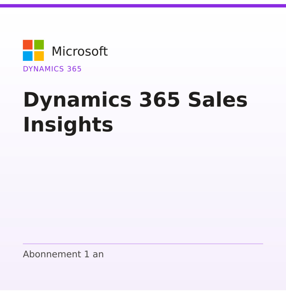 Dynamics 365 Sales Insights — image 1
