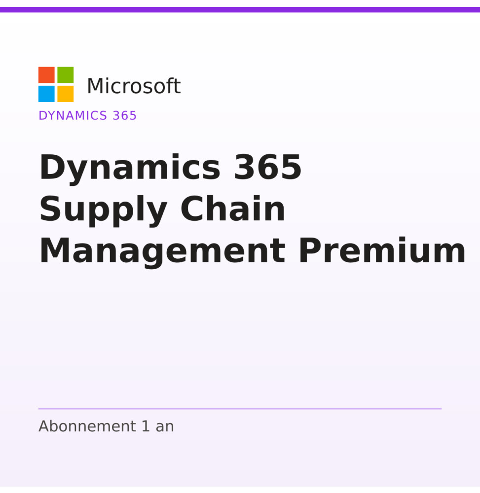 Dynamics 365 Supply Chain Management Premium — image 1