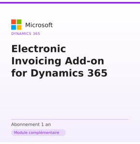 Electronic Invoicing Add-on for Dynamics 365