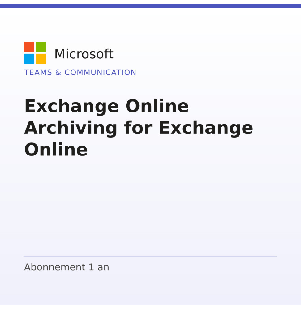 Exchange Online Archiving for Exchange Online — image 1