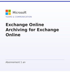 Exchange Online Archiving for Exchange Online