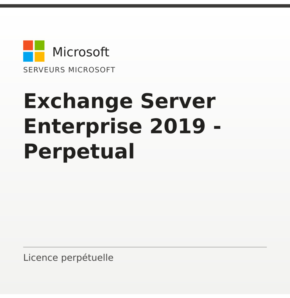 Exchange Server Enterprise 2019 - Perpetual — image 1
