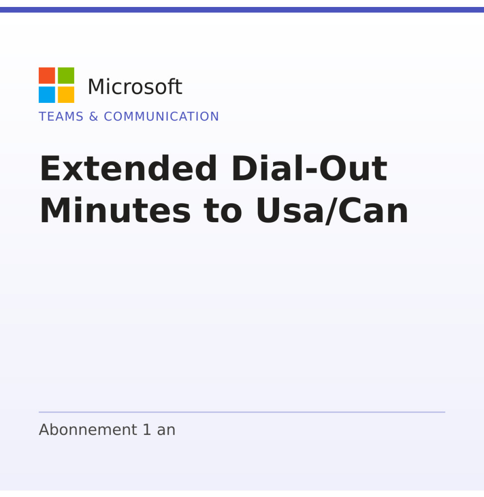 Extended Dial-Out Minutes to Usa/Can — image 1