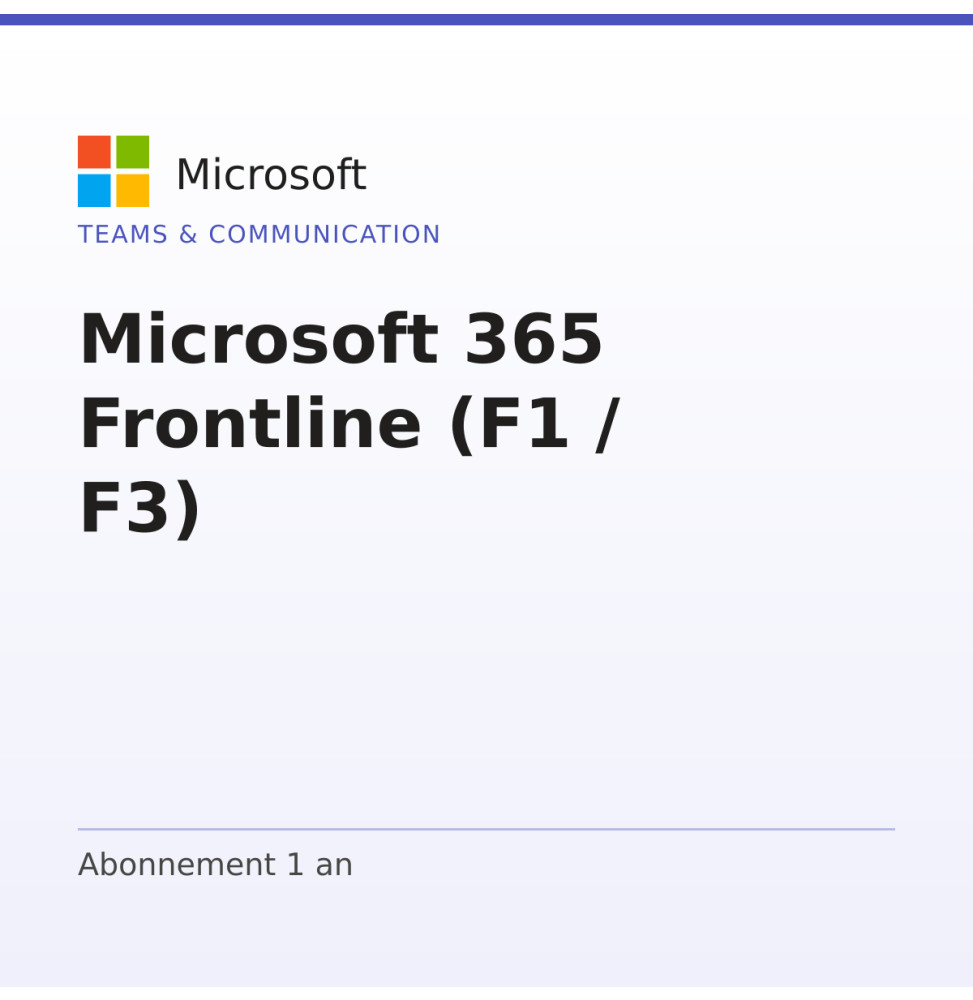 Microsoft 365 Frontline (F1 / F3) — image 1