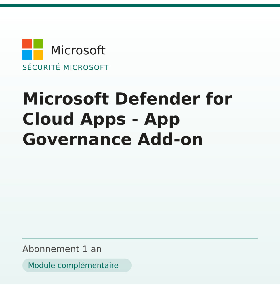 Microsoft Defender for Cloud Apps - App Governance Add-on — image 1