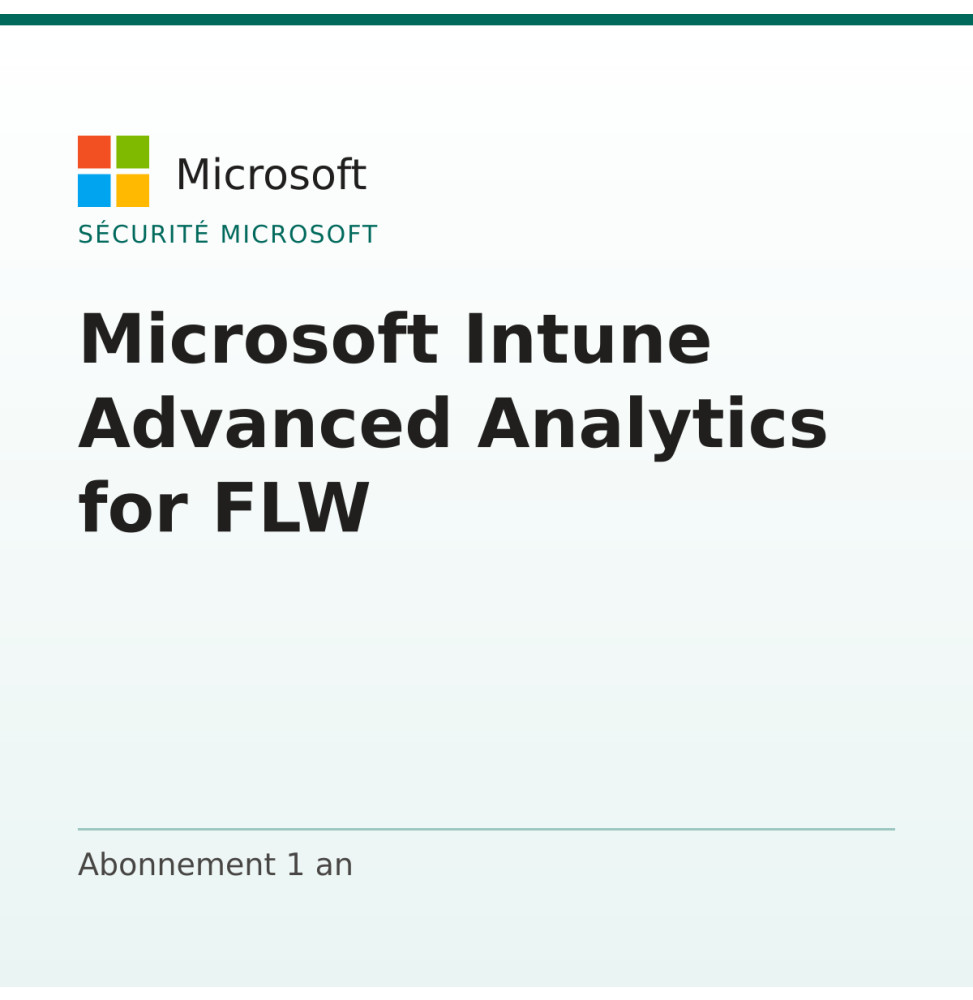 Microsoft Intune Advanced Analytics for FLW — image 1