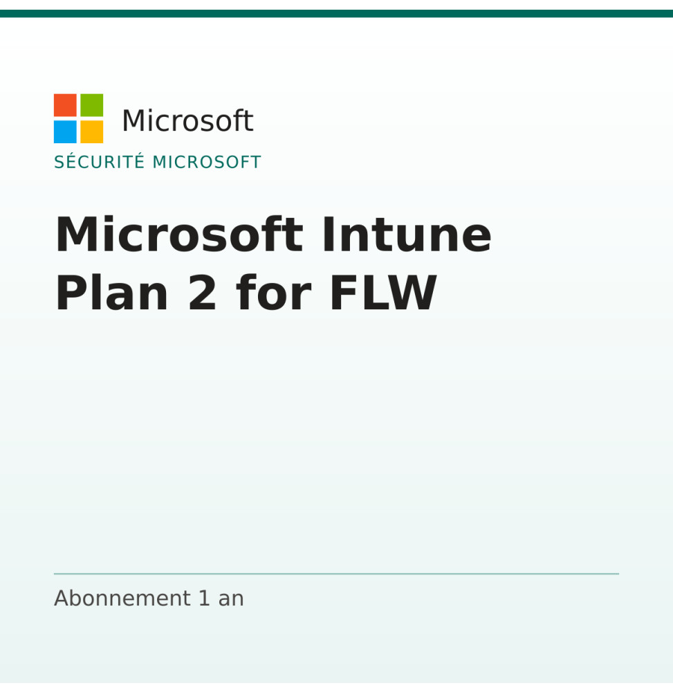 Microsoft Intune Plan 2 for FLW — image 1