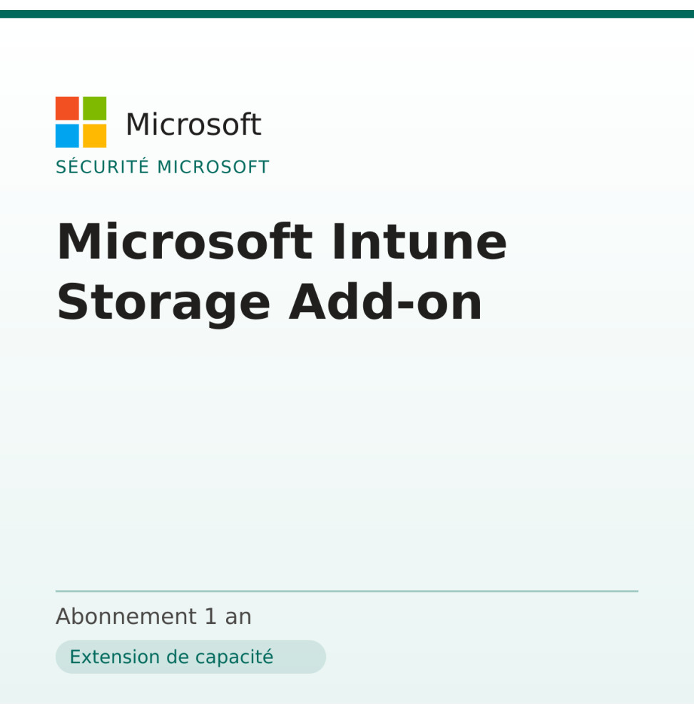 Microsoft Intune Storage Add-on — image 1